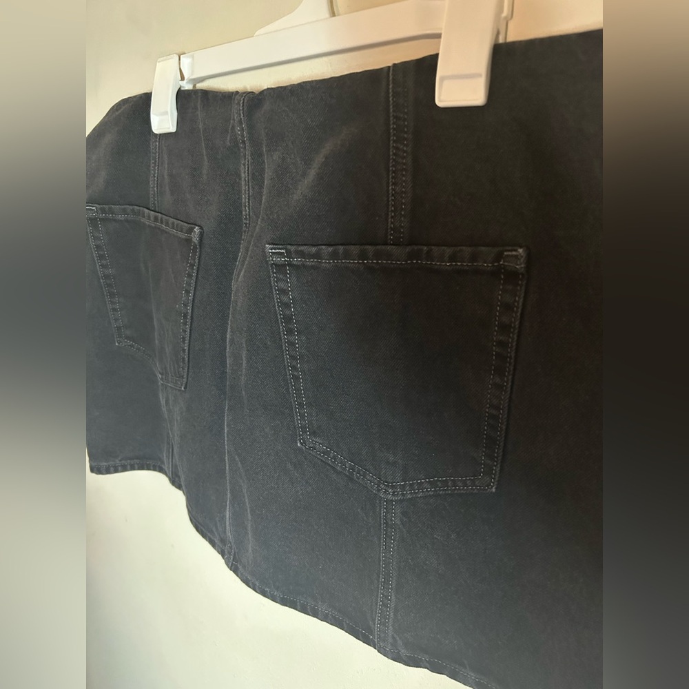 Mid Rise Jean Mini Skirt - Picture 7 of 8